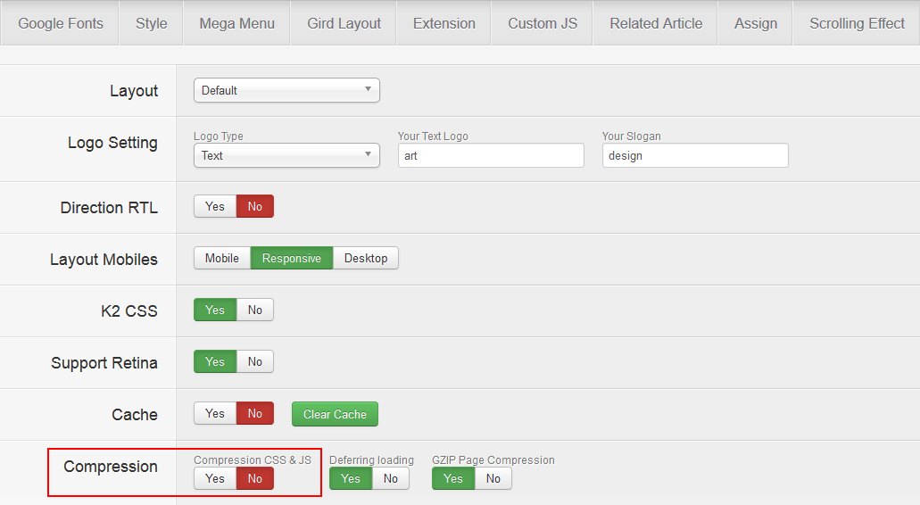 js and css compression