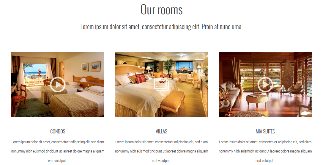 our rooms