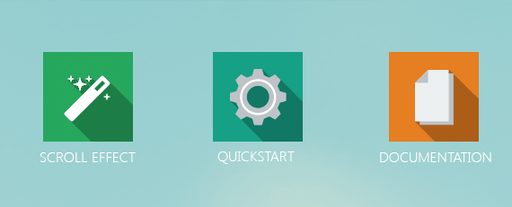 scroll effect, quickstart, documentation