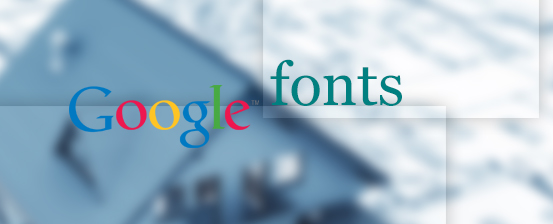 the template supports google fonts