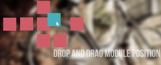 drag and drop modules